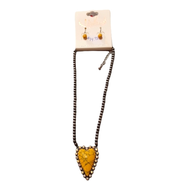 VIOLA NECKLACE & EARRINGS - Picture 1 of 3